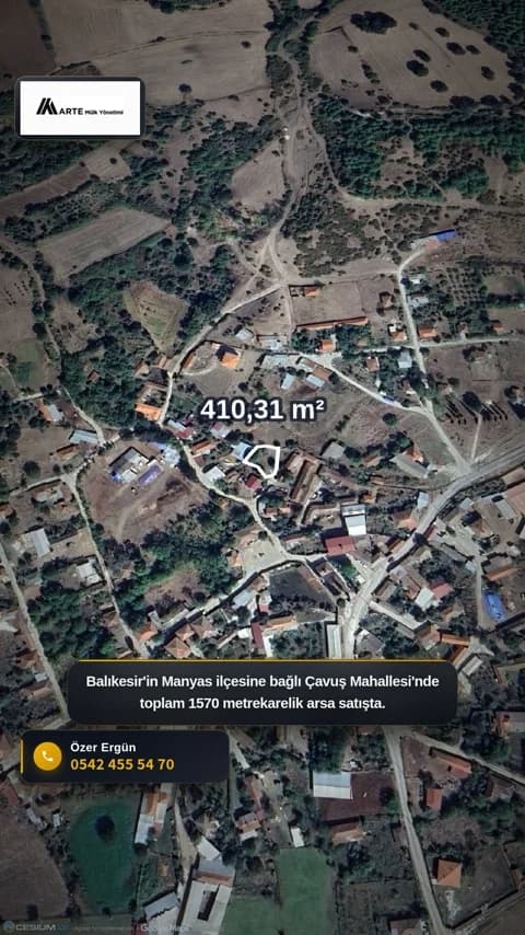Çavuş arsa tanıtım videosundan bir kare